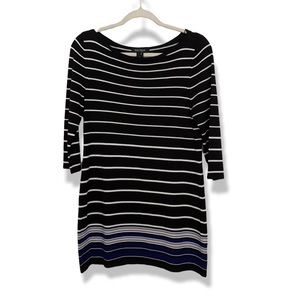 NWOT White House Black Market Striped Long Top